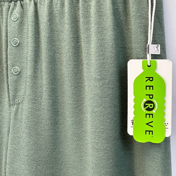 PJ Salvage Elastic Waist Lounge Sleep Pants - Sage Green - RZRLP - Picture 3 of 9